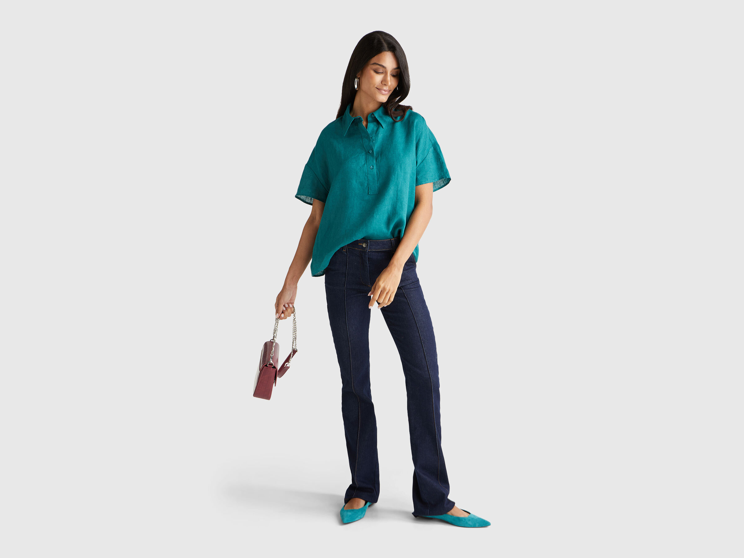 BLOUSE Damen image number 3